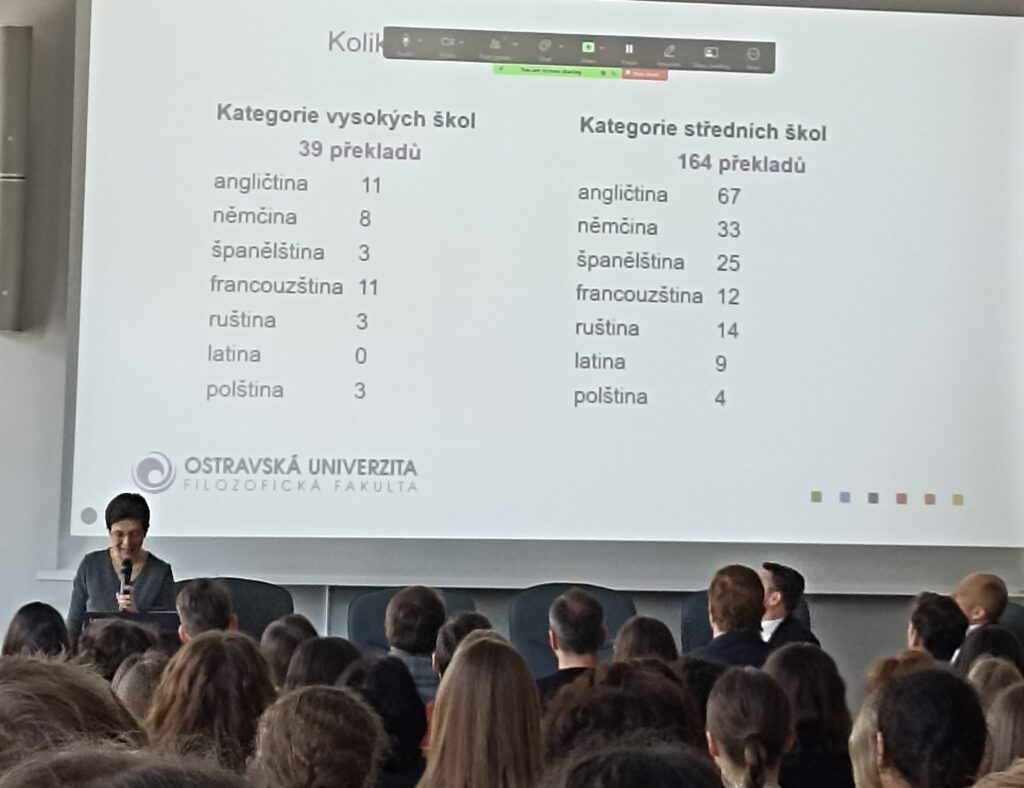 Lada Srpová získala 2. místo v soutěži Den s překladem!